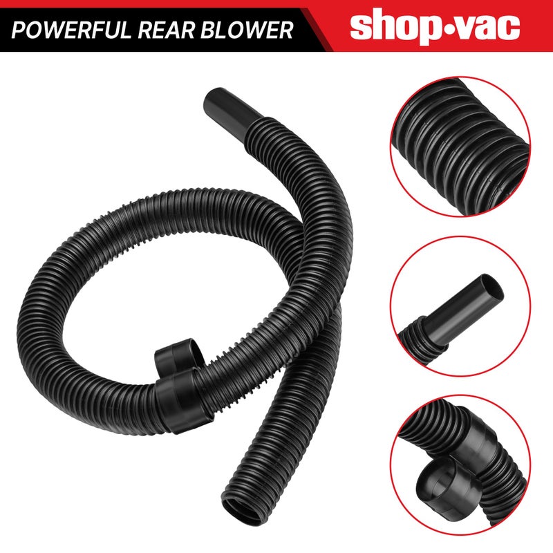 SHOPVAC Shop-Vac 9056400 Flexible Hose, 1-1/4 in. Diameter x 4 ft. Length,Durable For Wet/Dry Vacuums, Black (1-Pack) - Image 2